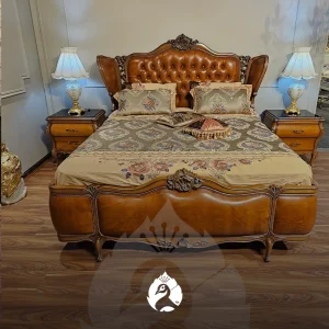 Ultra-Luxury King Leather Bedroom Set
