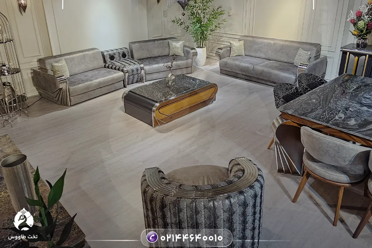 پایه مبل راحتی استاندارد این گونه است
