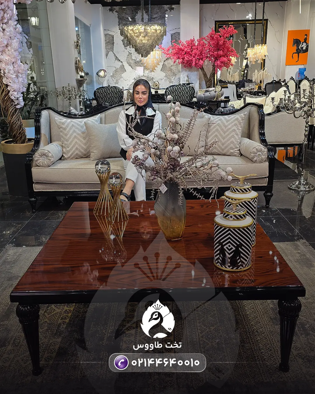 Neoclassical Avant-garde New Zara Sofa Set 8 مبل کلاسیک آوانگارد زارا